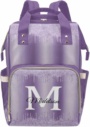 Vista 22 de Newcos Bolsa de pañales personalizada con estampado de corona con nombre personalizado de África negra para mujer, bolsa de pañales de viaje casual