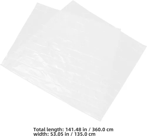 Vista 2 de DOITOOL Funda protectora de sofá de plástico transparente de 141.7 x 53.1 in, impermeable, para muebles, almacenamiento en movimiento, bolsa
