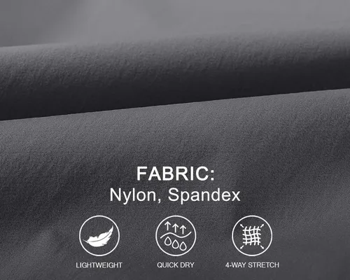 Vista 4 de TBMPOY Pantalones de golf elásticos para hombre con 4 bolsillos, de secado rápido, ligeros, de verano, pantalones casuales para hombres, trabajo