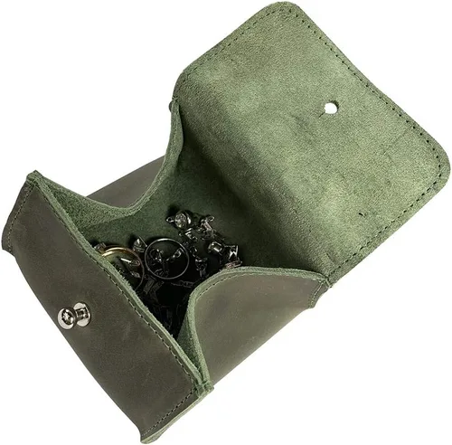 Vista 2 de Hide & Drink, Bolsa de joyería de cuero, mini caja de tamaño de viaje, organizador de almacenamiento de anillos y artículos preciosos, regalos