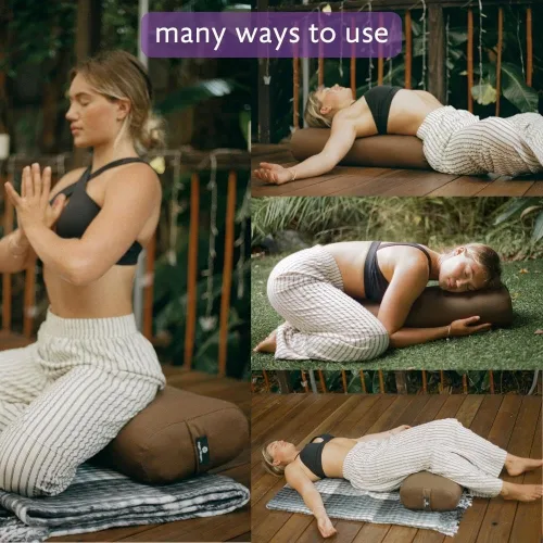 Vista 3 de Hugger Mugger Soporte estándar para yoga - Firme, de apoyo, hecho a mano, duradero