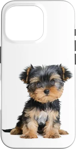 Vista 20 de Yorkie Puppy Portrait Cute Yorkshire Terrier Dog Lover - Carcasa para iPhone 17