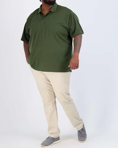 Vista 5 de Real Essentials 3 Pack: Men's Short Sleeve Golf Polo Casual Workout Sports Moisture Wicking Collared Shirt (Big & Tall)