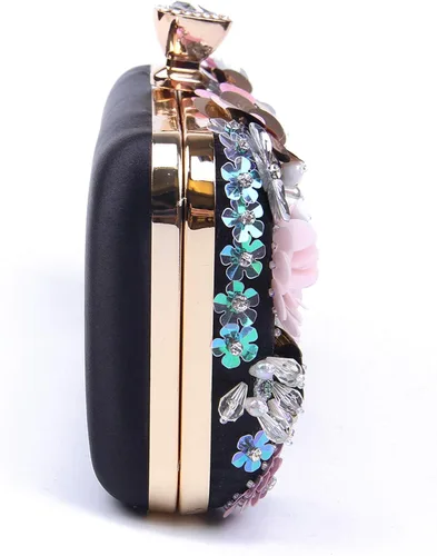 Vista 2 de Lanpet Bolso de mano de noche con correa de cadena para mujer, bolso de hombro