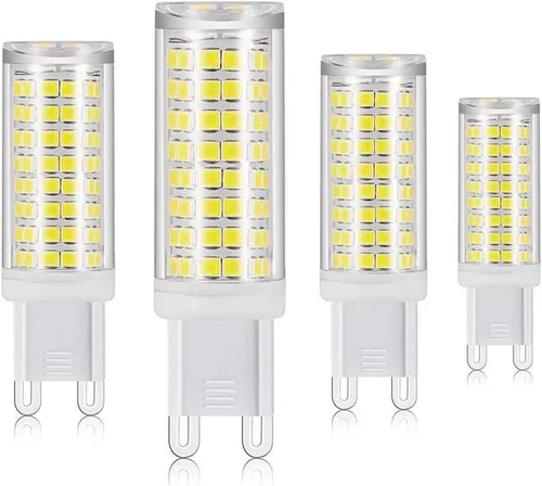 Vista 10 de Bombillas LED G9 de repuesto halógenas de 75 W, color blanco, 6000 K, paquete de 2
