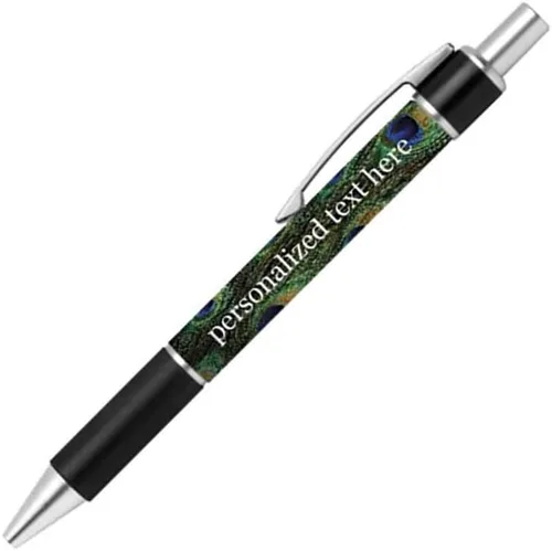 Vista 23 de Bolígrafo personalizado – Nombre o mensaje personalizado – Colores o impresiones – Regalo de papelería, suministros para la escuela de negocios
