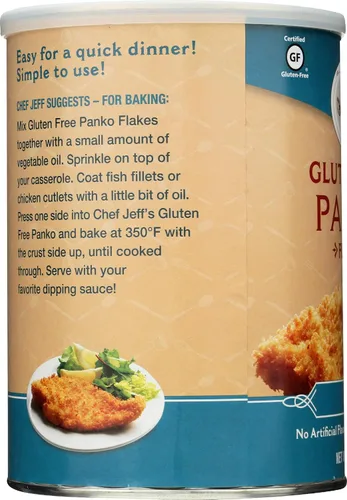 Vista 6 de Jeff Nathan Plain Panko Flakes, 15 onzas