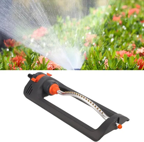 Vista 3 de Rociador oscilante automático para césped con 19 boquillas, rociador de agua lateral izquierdo, derecho y medio, ideal para jardín en casa, patio
