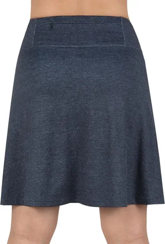Vista 2 de beroy Faldas cortas para mujer, falda de 20 pulgadas hasta la rodilla para mujer, falda deportiva con pantalones cortos