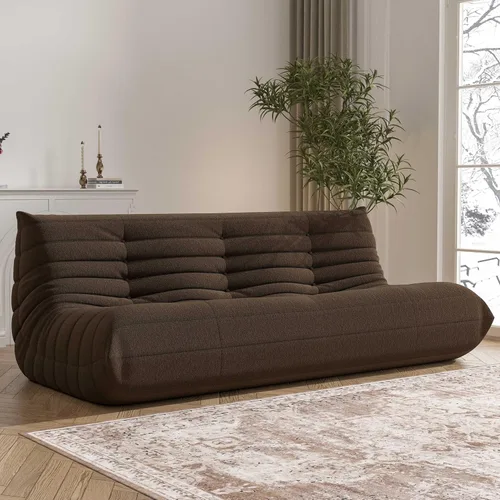 Vista 33 de YVDNHP Puf de espuma viscoelástica, sofá Fireside Togo con almohada