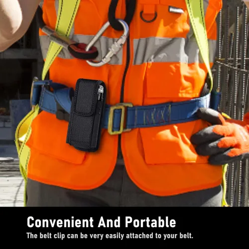 Vista 7 de Funda compatible con Leatherman Wave Plus Wingman Surge Rebar Multiherramienta Funda de cinturón de nylon con clip de cinturón