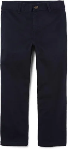Vista 12 de The Children's Place - Pantalones chinos elásticos rectos para niños Arena desteñido