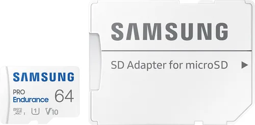 Vista 6 de Samsung PRO Endurance 64GB microSDXC UHS-I U1 100MB/s Tarjeta de memoria de monitoreo de video con adaptador (MB-MJ64KA)
