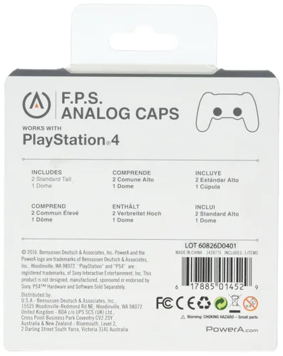 Vista 2 de PowerA FPS ANALOG CAPS for PS4