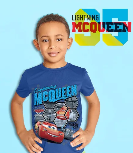 Vista 4 de Disney Camiseta gráfica Cars Lightning McQueen Pixar (juegos) Tow Mater Doc Cruz Finn Outfit Tee Niños Cumpleaños Ropa para niños