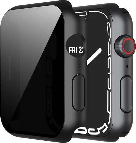 Vista 20 de Misxi - Juego de 2 fundas de PC con protección de privacidad para Apple Watch SE 3 (2025) SE 2 Series 6 Series 5 Series 4 de 40mm, cubierta delgada