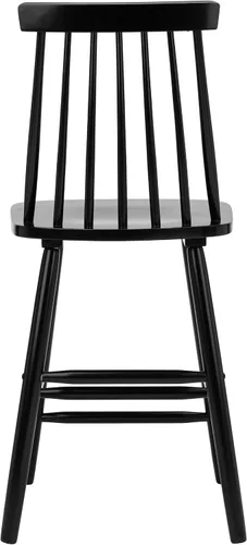 Vista 5 de Safavieh Home Collection Beaufort - Taburete negro para mostrador (24 pulgadas, juego de 2)