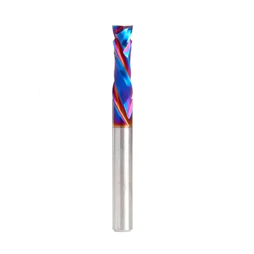 Vista 10 de Amana Tool Spektra Extreme Tool Life Recubierta - Broca de router en espiral de compresión CNC de carburo sólido recubierta, 46182-K, 1/2 D x 1 CH x