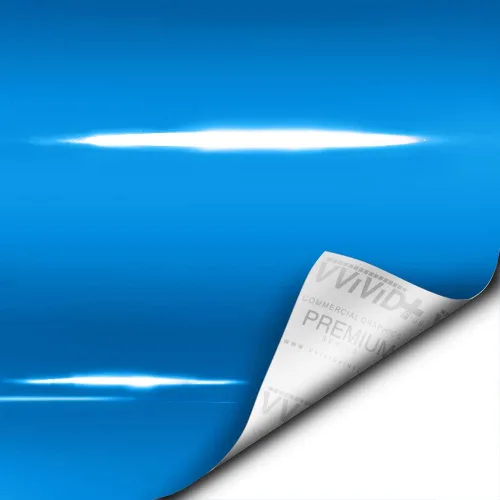 Vista 9 de VViViD+ - Rollo de película de vinilo ultra brillante azul pitufo para auto, película de repuesto de pintura prémium con tecnología de liberación