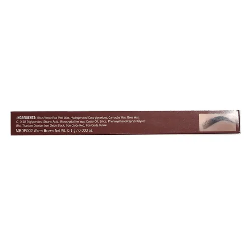 Vista 9 de Sistar Lápiz de cejas micro definidor de cejas resistente al agua, relleno y forma ultra fino de doble extremo (marrón cálido)