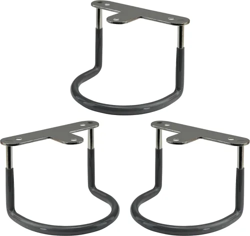 Vista 7 de TidyFriend - Soporte de goma para laptop debajo del escritorio, 3 estantes en 1 juegos, soporte para laptop debajo del escritorio, organizador