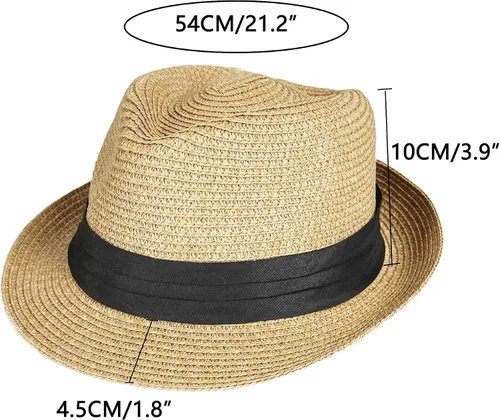 Vista 7 de Sombrero de sol plegable de ala corta para niños sombrero de sol de playa para niños y niñas