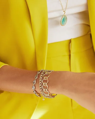 Vista 3 de Kendra Scott Susanna - Pulsera de cadena de eslabones para mujer, joyería de moda
