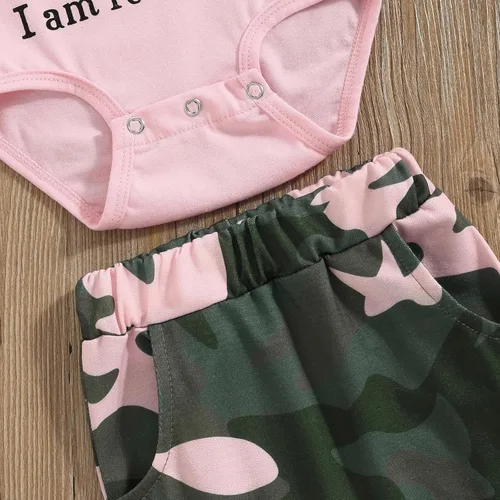 Vista 13 de Sejardin Ropa de verano para bebé y niña, recién nacida, manga corta, con letras, mameluco elástico con diadema