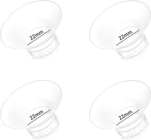 Vista 26 de 4 piezas de insertos de brida de 0.51 pulgadas compatibles con Momcozy M9/M6/M5/V1 Pro/V2 Pro/S12 Pro/S9 Pro, para piezas de repuesto de extractor
