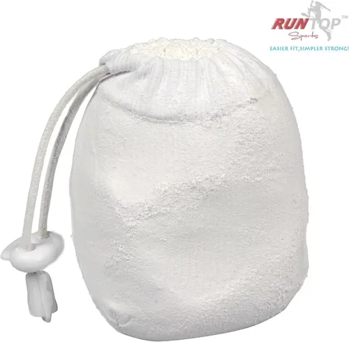 Vista 4 de RUNTOP Bolsa de tiza recargable de carbonato de magnesio de 2.4 onzas para levantamiento de pesas, entrenamiento de fitness, gimnasia, escalada