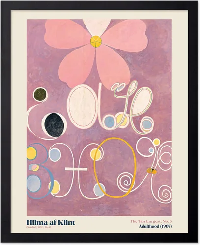 Vista 57 de Poster Master Póster de ilustración vintage, impresión retro moderna, los diez más grandes n.º 1, infancia, flor, abstracto, regalo para artista