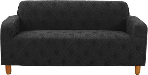 Vista 34 de Fundas elásticas para sofá de 1/2/3/4 plazas, funda para sofá biplaza/sillón, funda de sofá modular en forma de L, protector universal de muebles