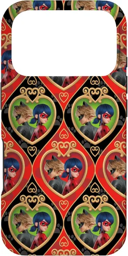Vista 29 de Funda roja y verde para iPhone SE (2020) / 7 / 8 Miraculous Ladybug and Cat Noir The Movie
