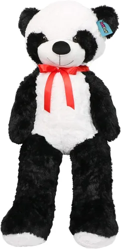Vista 8 de Joyfay Oso de panda gigante de 39 pulgadas, peluche grande de 3 pies de alto, adorable y lindo panda de peluche de 39.4 in