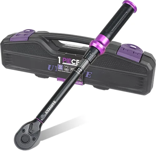Vista 12 de Llave dinamométrica de clic de 1/2 pulgada 10-170 FT-LB/13.6-230.5N.M, precisión de ±3%, llave dinamométrica profesional de clic de doble dirección