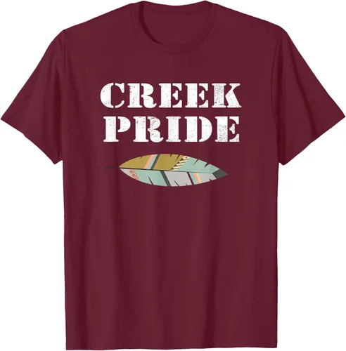 Vista 14 de Creek Native American Pride - Camiseta, Negro, S