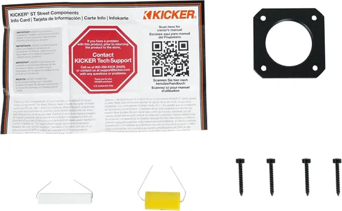 Vista 8 de KICKER (2) Tweeters de bala de montaje dual ST4TW de 1.5 pulgadas Pro Audio de 4 ohmios 49ST4TW