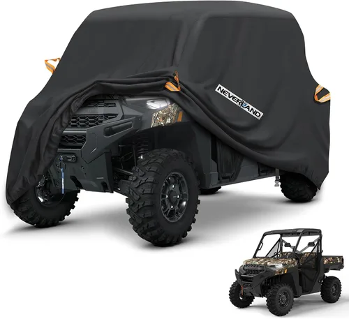 Vista 12 de Neverland Cubierta UTV impermeable 300D resistente 2-3 plazas/4-6 plazas 4 puertas lado a lado, protección para todo tipo de clima, compatible
