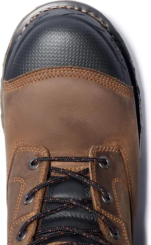 Vista 4 de Timberland PRO Boondock - Botas de trabajo para hombre (6.0”/15 cm), color negro, marrón, 8.5