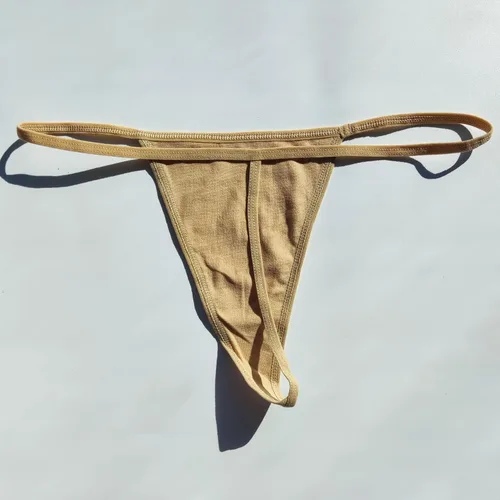 Vista 6 de Paquete de 5 tangas sexy de algodón para mujer, ropa interior sin costuras