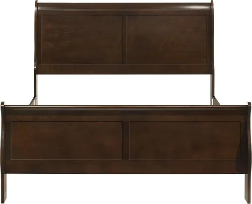 Vista 5 de Coaster Louis Philippe Queen - Cama tradicional de trineo, capuchino