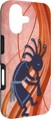 Vista 3 de Native American Kokopelli - Old School 2 - Fan Fun Case for iPhone 17