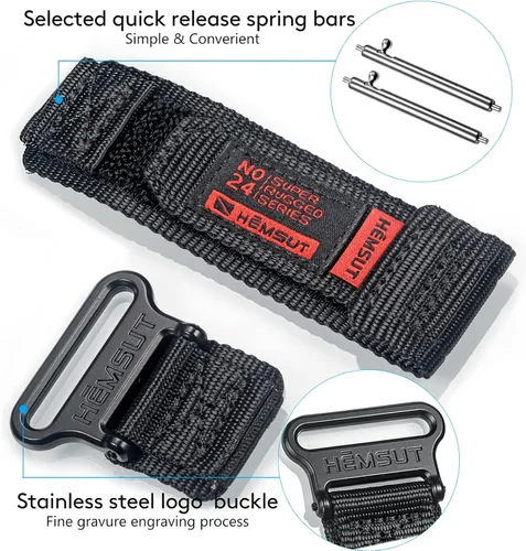 Vista 3 de Correas de reloj compatibles con Amazfit, correa deportiva de nailon resistente con diseño de bucle tejido para Amazfit GTS 4/4 Mini/3/2/2e/2 mini