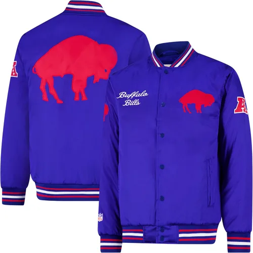 Vista 31 de Ultra Game Chaqueta de satén oficial de la NFL Supreme Heritage para hombre