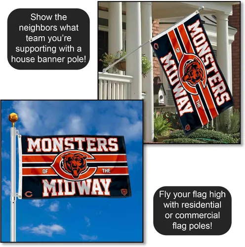 Vista 3 de Chicago Bears Monsters of the Midway - Bandera