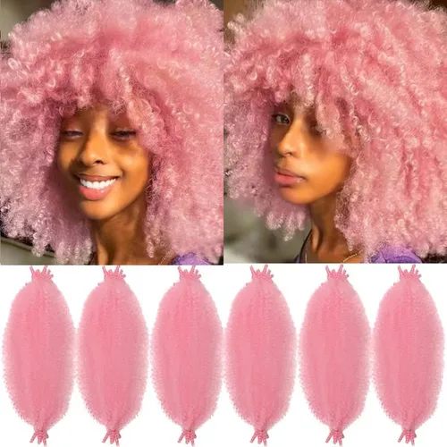 Vista 44 de Cabello para trenzar de 10 pulgadas para locs suaves sintéticos, trenzas de ganchillo Passion Spring Cuban Twist Hair Butterfly Loc Marley Twist