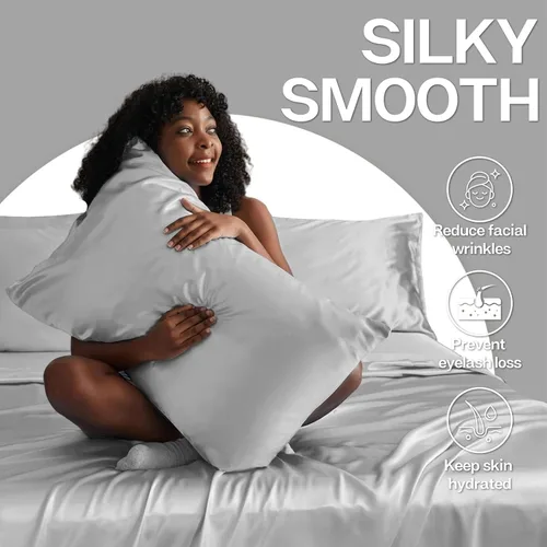 Vista 254 de MR&HM - Funda de almohada de satén
