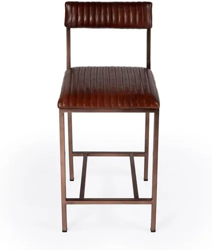 Vista 8 de Butler Specialty Houston - Taburete de cuero de 24 pulgadas