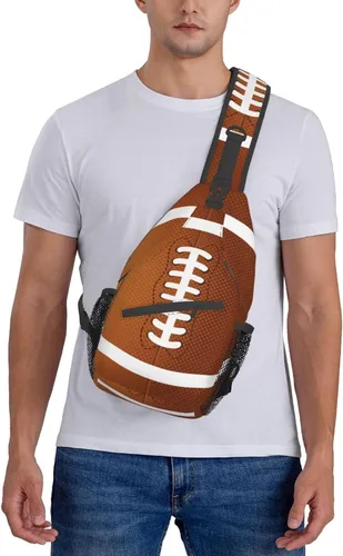 Vista 2 de SURERUIM Bolso bandolera estampado con patrón para mujeres y hombres, mochila cruzada para el hombro, bolsas de pecho, gimnasio, viajes, senderismo