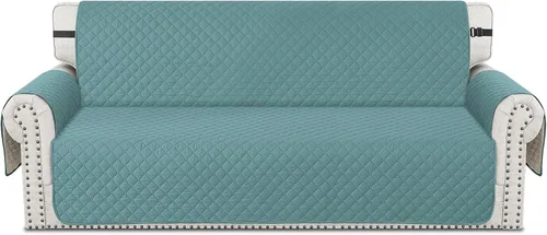 Vista 56 de XINEAGE Funda para Sillón Reclinable Resistente al Agua, Fundas Antideslizantes para Silla Reclinable con Bolsillos, Fundas Acolchadas Gruesas